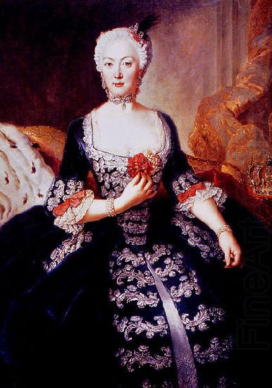 antoine pesne Portrait of Elisabeth Christine von Braunschweig-Bevern china oil painting image